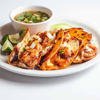 Rojito de Camarón [Shrimp & Cheese Taco]